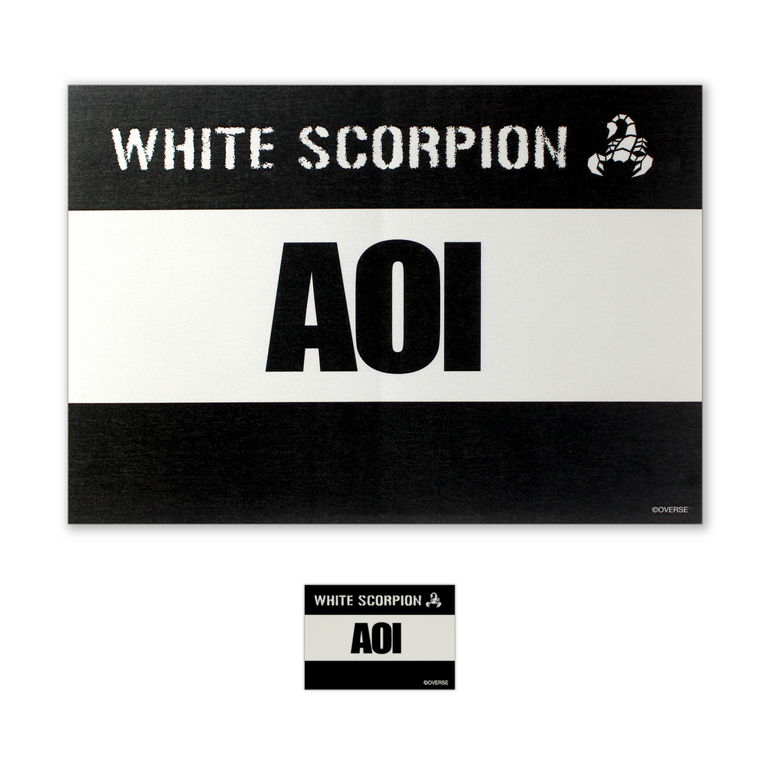 推しゼッケンシール＆フレークシール AOI – WHITE SCORPION OFFICIAL GOODS STORE
