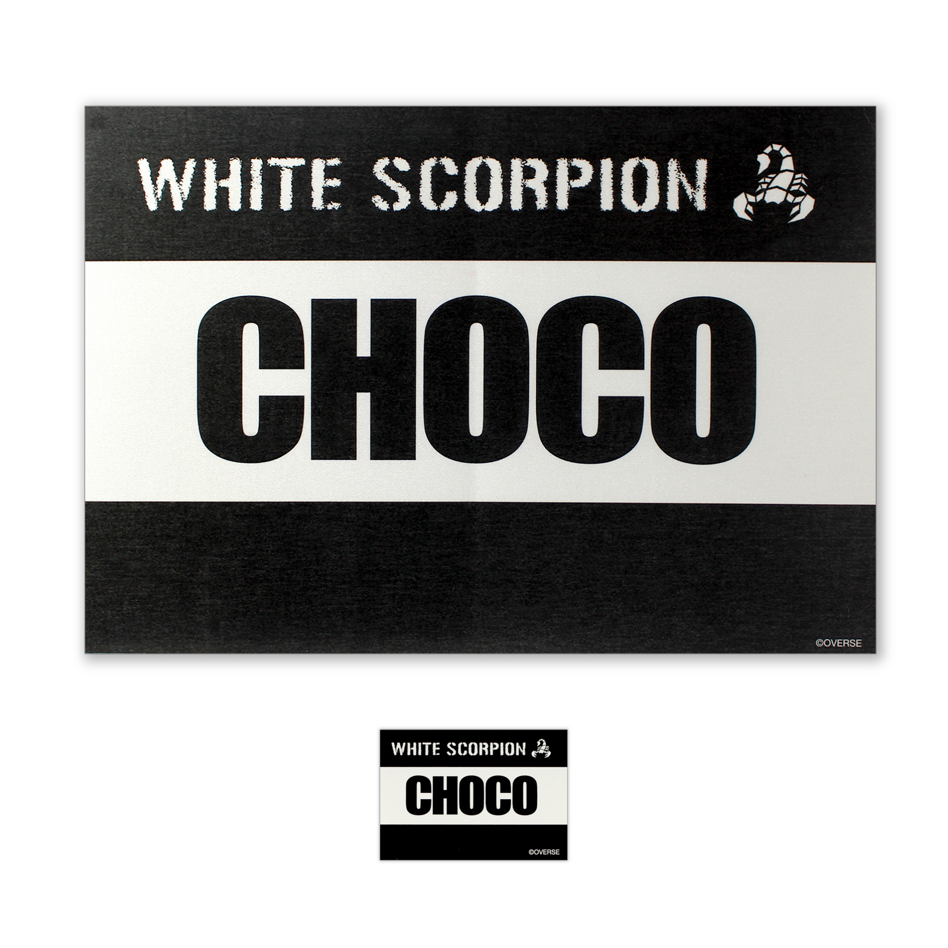 推しゼッケンシール&フレークシール CHOCO – WHITE SCORPION OFFICIAL 推しゼッケンシール&フレークシール CHOCO – WHITE SCORPION OFFICIAL