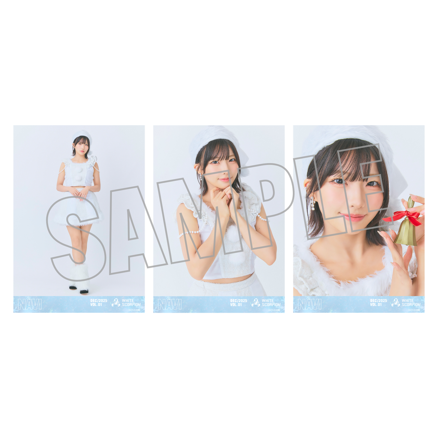 ランダム生写真(5枚1セット)【白サンタ】