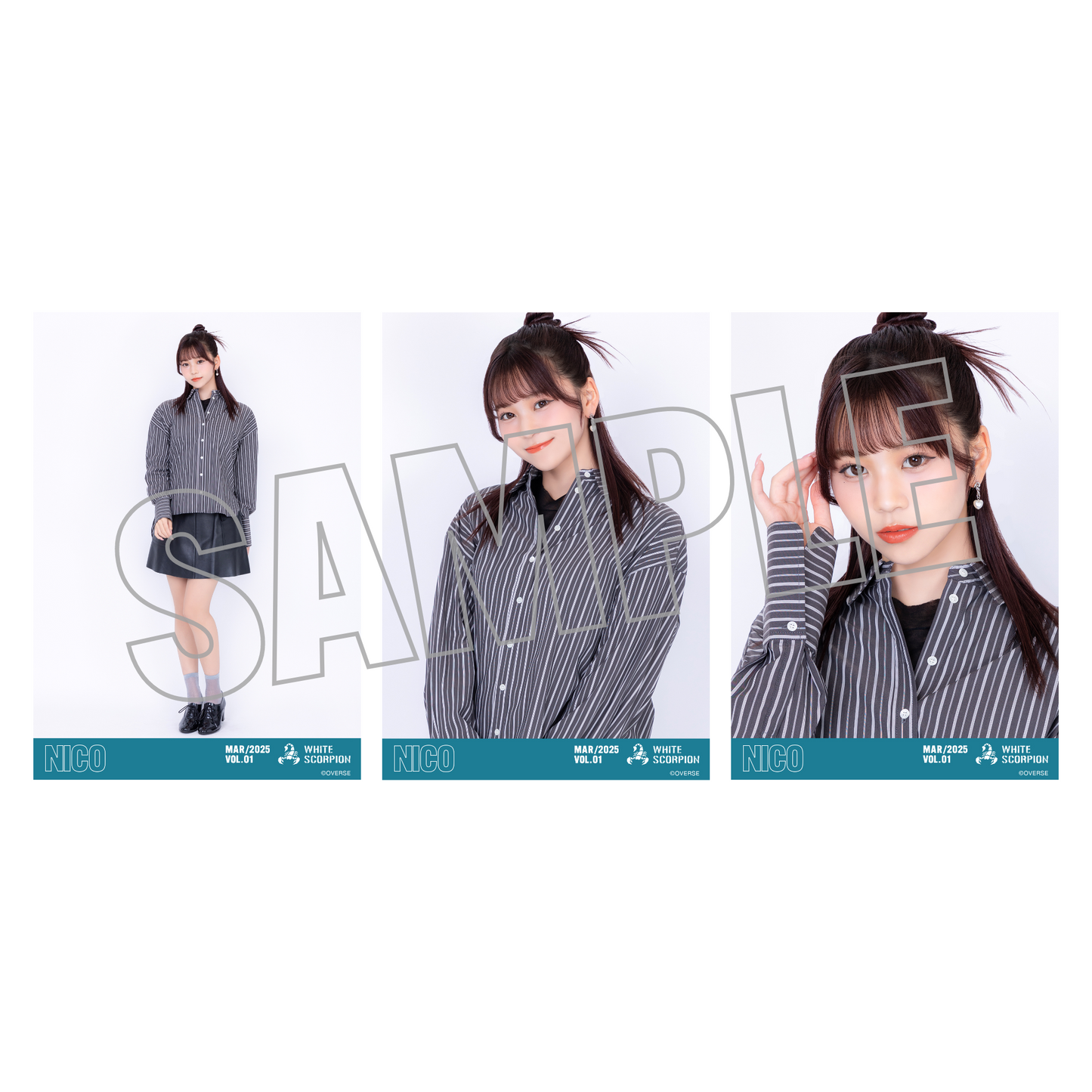 ランダム生写真(5枚1セット)【ストライプ】