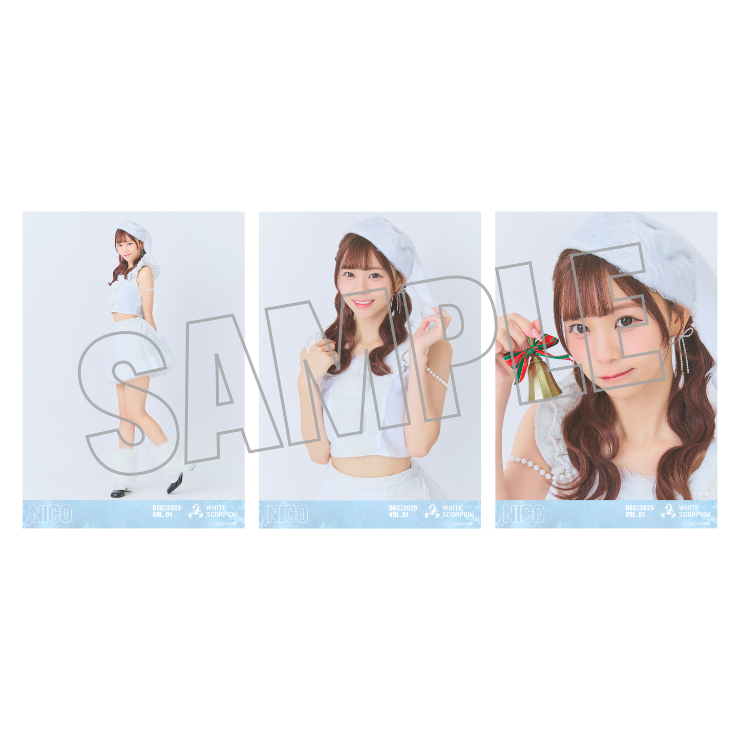ランダム生写真(5枚1セット)【白サンタ】