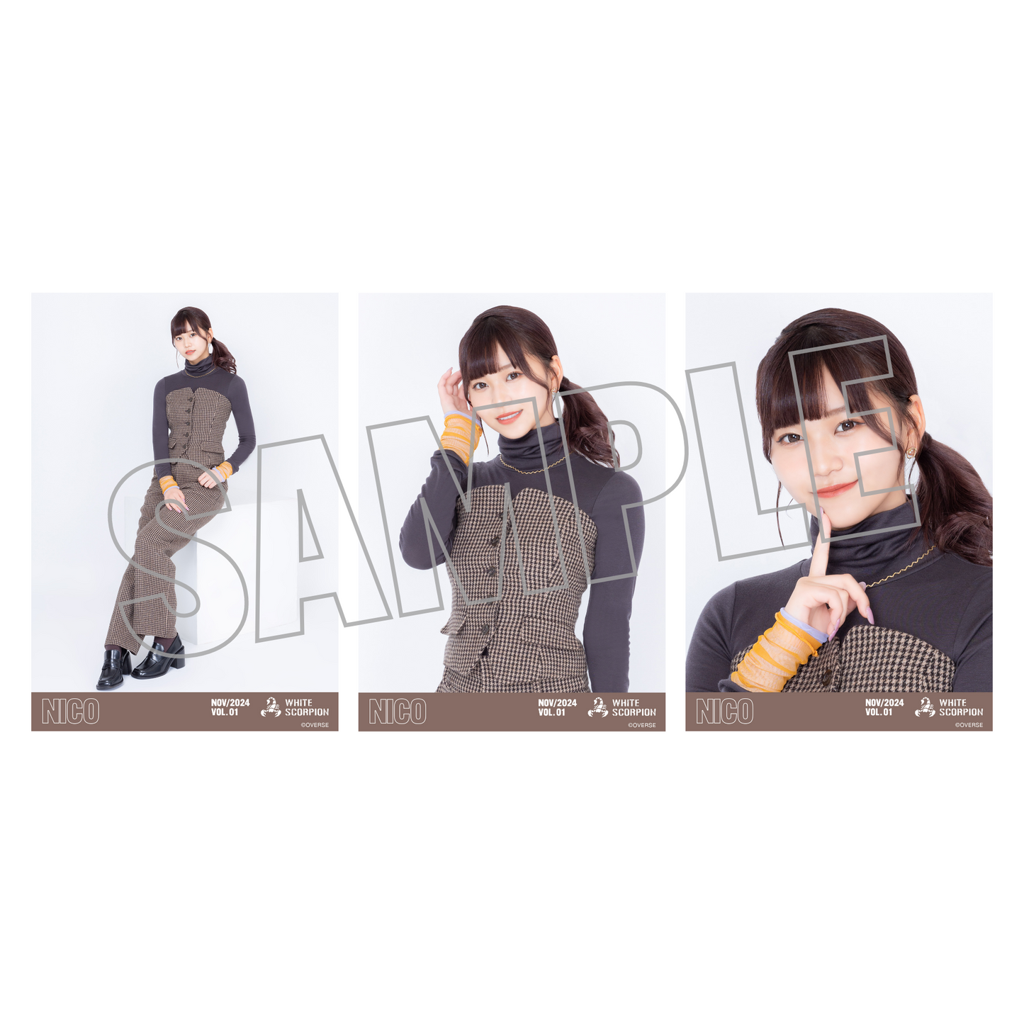 ランダム生写真(5枚1セット)【チェックコーデ】