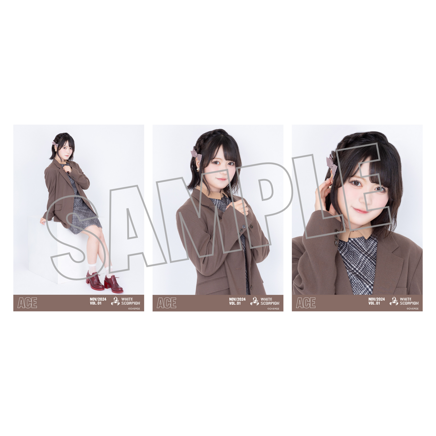 ランダム生写真(5枚1セット)【チェックコーデ】