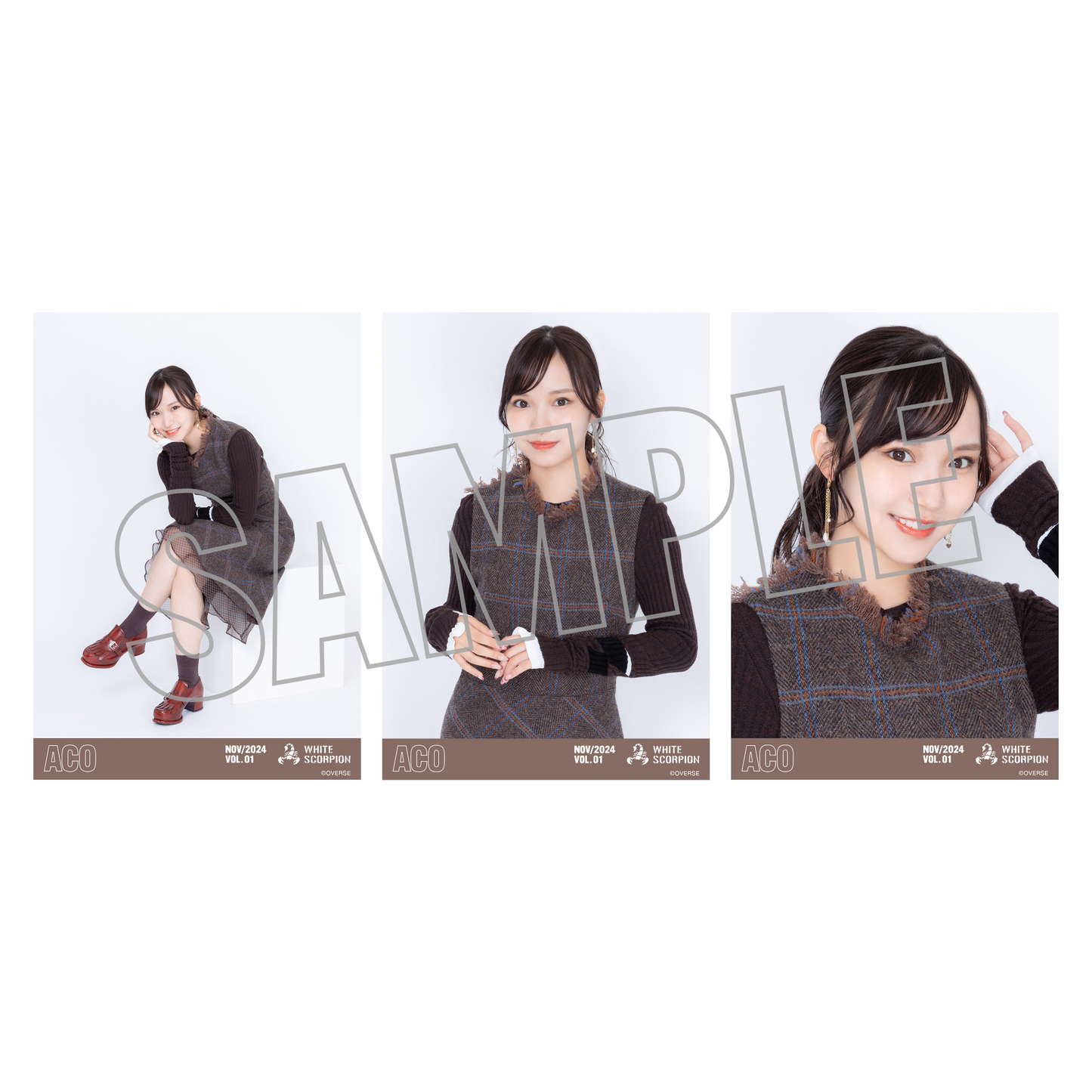 ランダム生写真(5枚1セット)【チェックコーデ】