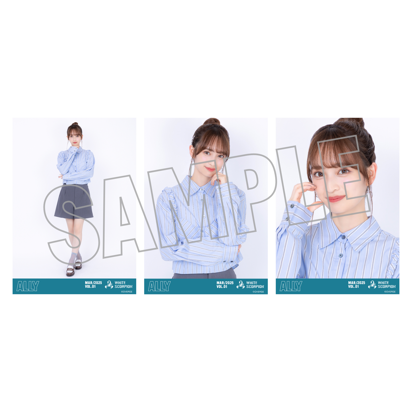 ランダム生写真(5枚1セット)【ストライプ】