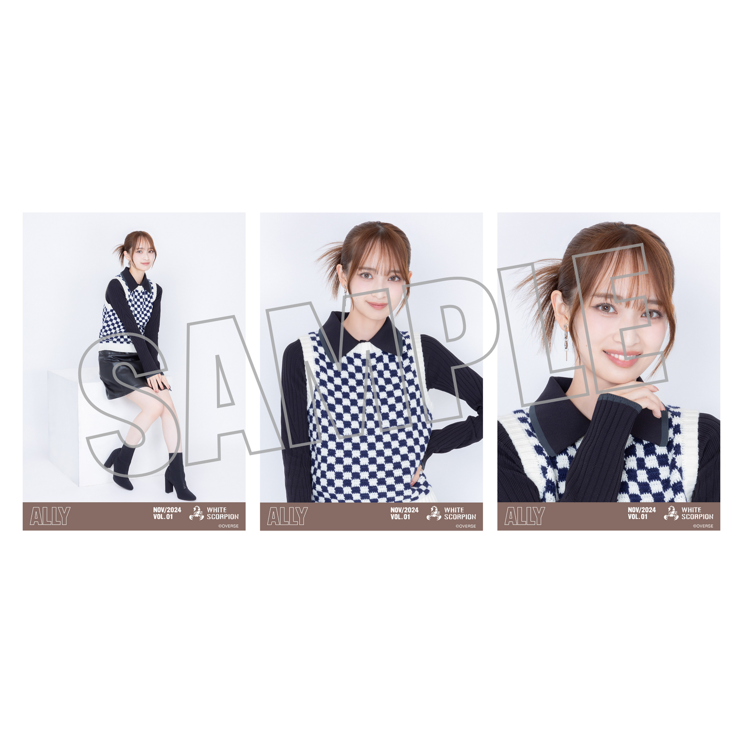 ランダム生写真(5枚1セット)【チェックコーデ】