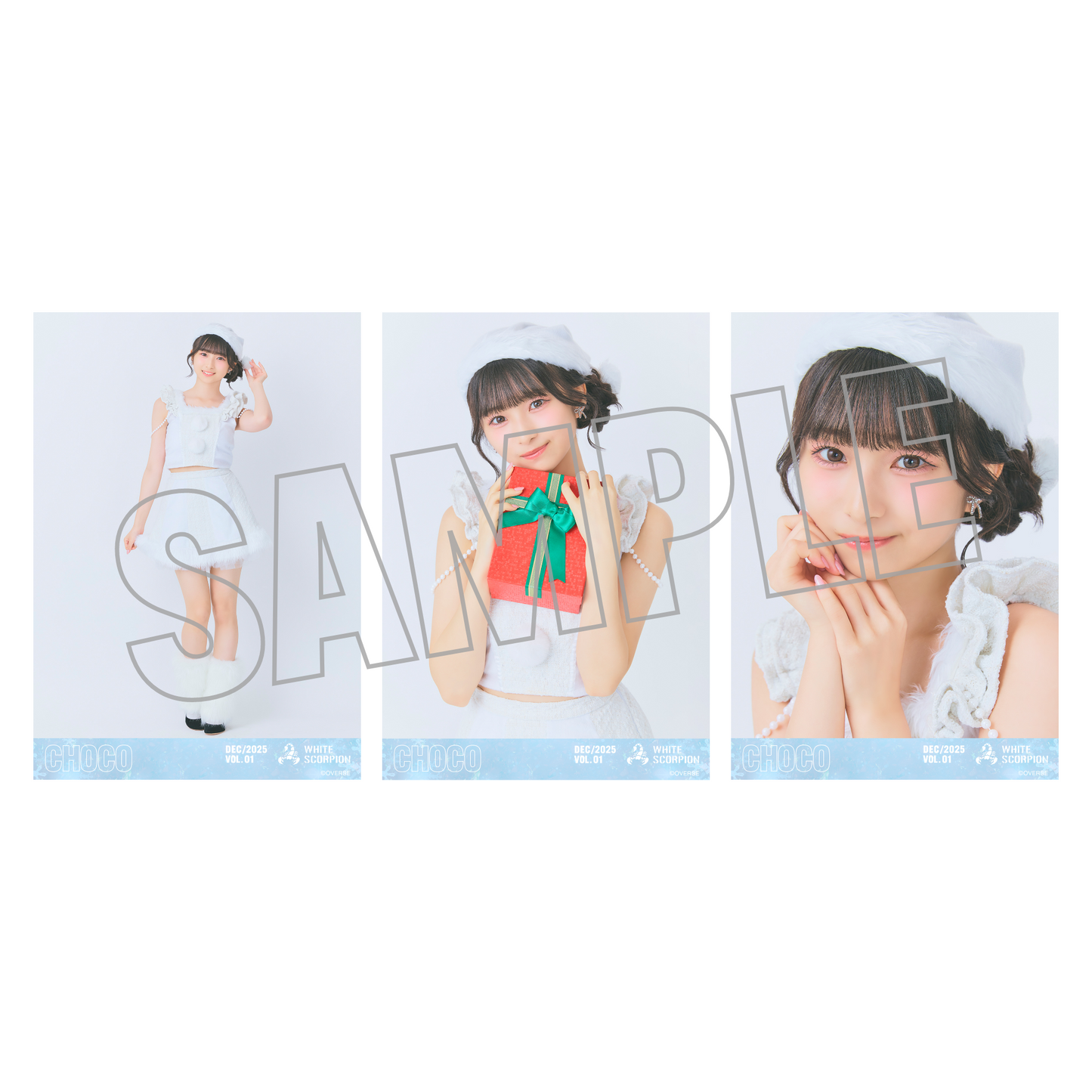 ランダム生写真(5枚1セット)【白サンタ】