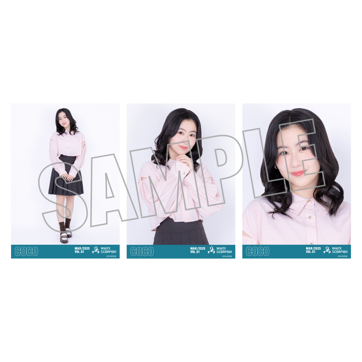 ランダム生写真(5枚1セット)【ストライプ】