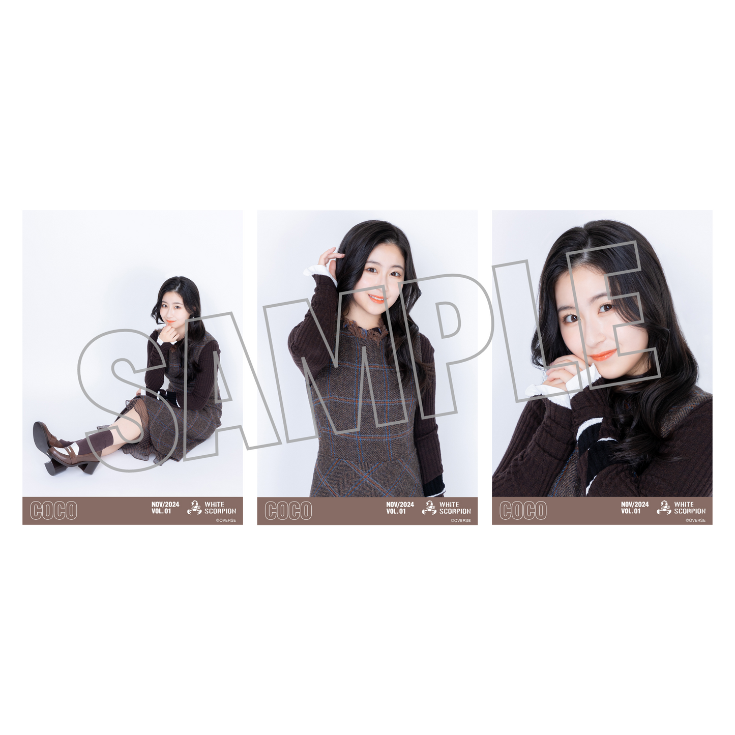 ランダム生写真(5枚1セット)【チェックコーデ】