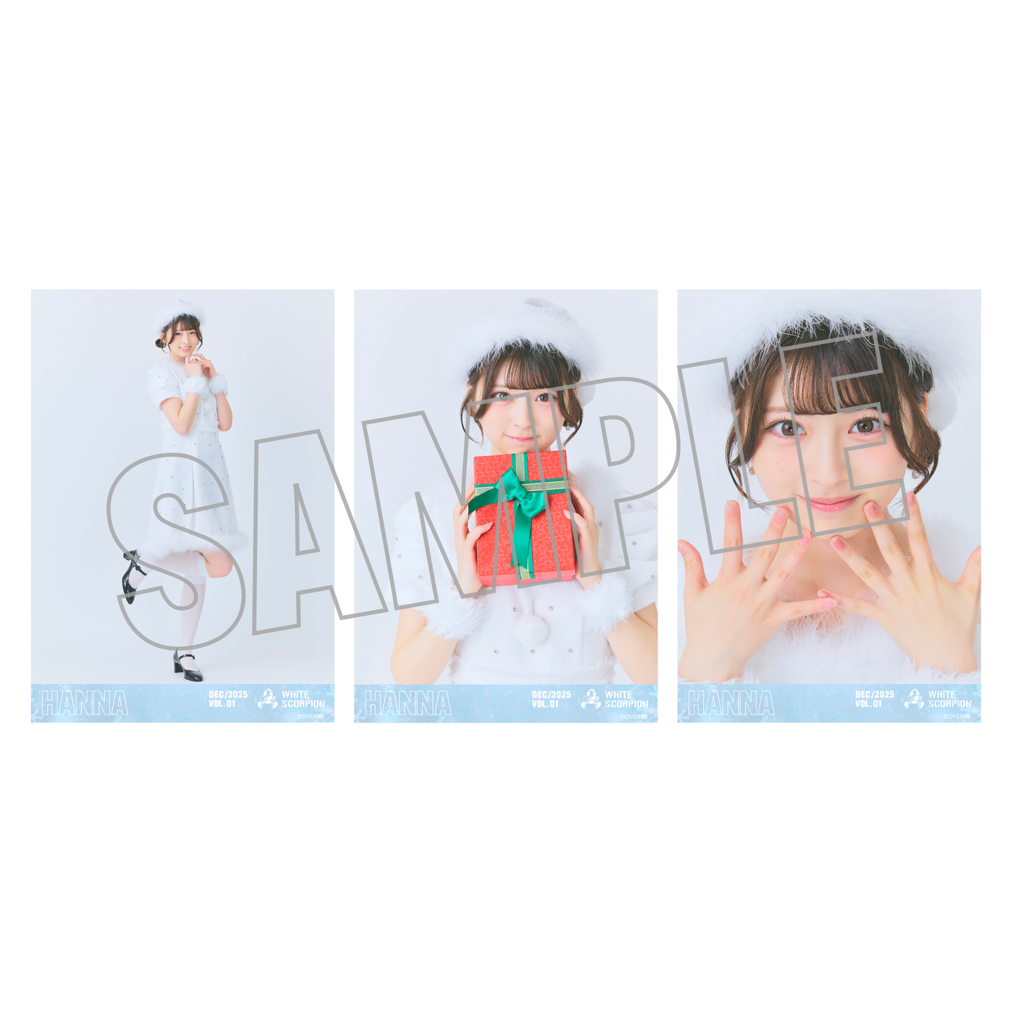 ランダム生写真(5枚1セット)【白サンタ】